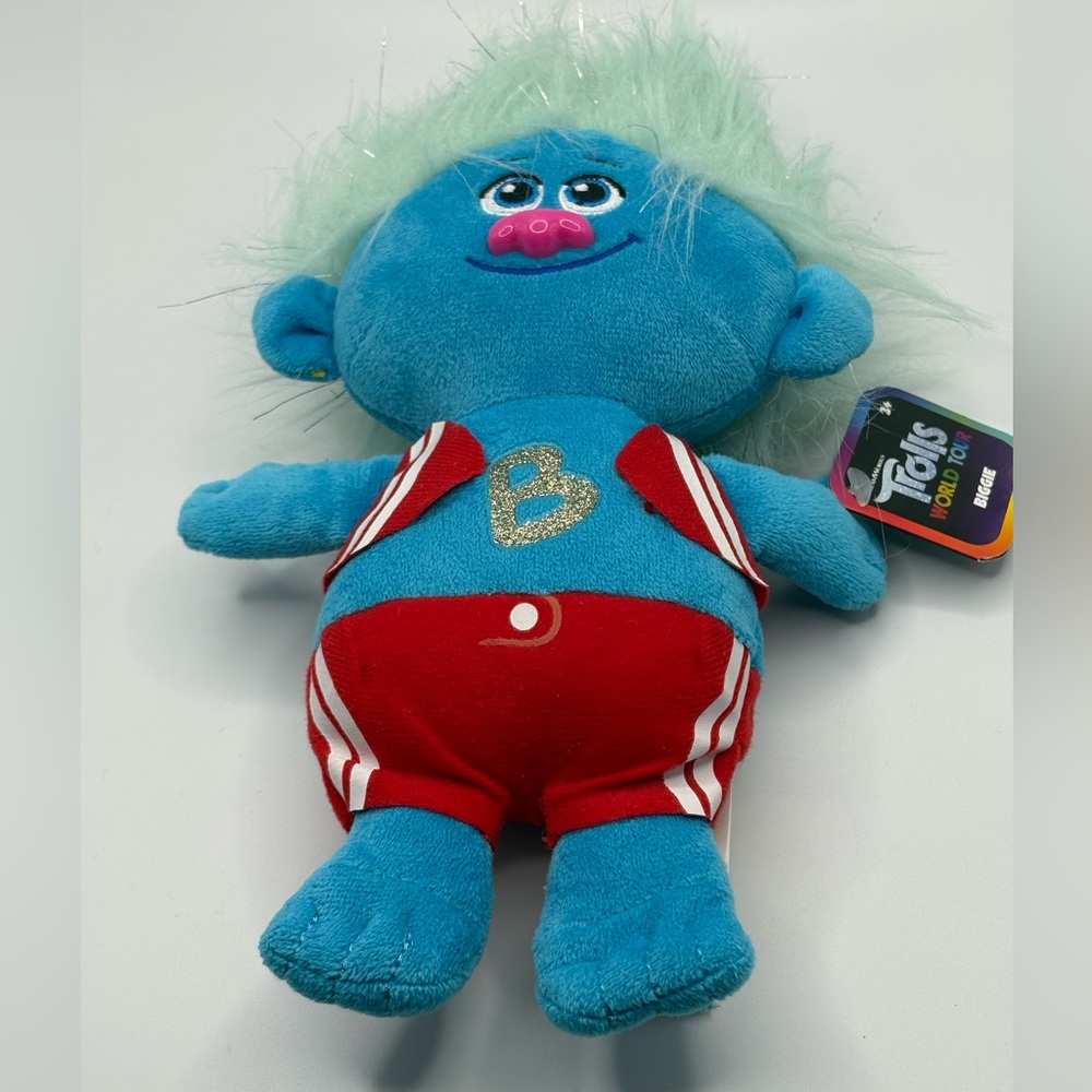 2020 Dreamworks: Trolls World Tour Biggie Plush 8" Stuffed Toy Doll with tags 9โ